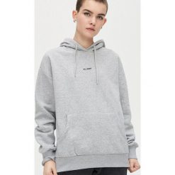 Bluza z kapturem - Jasny szary. Szare bluzy damskie Cropp, s, bez wzorów, z kapturem, bez rękawów, z kapturem. Za 139,99 zł.