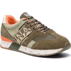 Sneakersy NAPAPIJRI - Rebut N0YK7I Mes New Olive Green GD6. Zielone sneakersy męskie Napapijri, na co dzień, bez wzorów, z zamszu, klasyczne, bez zapięcia. W wyprzedaży za 429,00 zł.