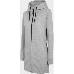 Bluza damska BLD609 - chłodny jasny szary melanż - Outhorn. Szare bluzy damskie Outhorn, bez wzorów, z dzianiny, bez rękawów, bez kaptura. Za 129,99 zł.