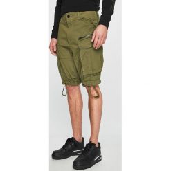 G-Star Raw - Szorty. Zielone spodenki i szorty męskie marki G-Star RAW, bez wzorów, z elastanu, retro. Za 399,90 zł.
