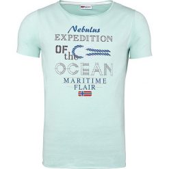 T-shirty męskie z nadrukiem: Koszulka „Vitus” w kolorze miętowym