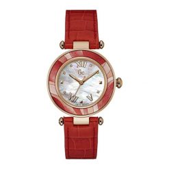 Zegarek "Y12006L1" w kolorze czerwonym. Czerwone, analogowe zegarki damskie Liu Jo, Guess, ze stali. W wyprzedaży za 379,95 zł.