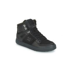 Buty DC Shoes PURE HT WC WNT M SHOE 3BK. Czarne trampki męskie DC Shoes, bez wzorów, bez zapięcia. Za 423,20 zł.