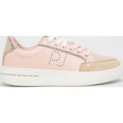 Pepe Jeans - Buty Brixton Mesh Sweet. Różowe buty sportowe damskie Pepe Jeans, bez wzorów, z jeansu, sportowe. W wyprzedaży za 199,90 zł.
