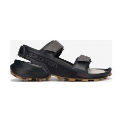 Salomon Speedcross Sandały Czarny. Czarne sandały męskie Salomon, ze skóry, z paskami. Za 438,95 zł.