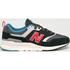 New Balance - Buty. Szare sneakersy męskie New Balance, ze skóry, na sznurówki. W wyprzedaży za 259,90 zł.
