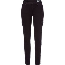 Dżinsowe bojówki - Skinny fit - w kolorze czarnym. Czarne jeansy damskie Cross Jeans, l, z podwyższonym stanem. W wyprzedaży za 120,95 zł.