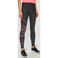 Under Armour - Legginsy. Szare spodnie damskie Under Armour, s, z nadrukiem, z dzianiny. W wyprzedaży za 199,90 zł.