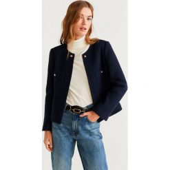 Mango - Kurtka Nantes. Niebieskie kurtki damskie Mango, s, bez wzorów, z poliesteru, krótkie. Za 229,90 zł.