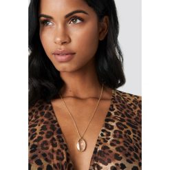NA-KD Accessories Naszyjnik Glass Stone - Gold. Żółte naszyjniki damskie marki NA-KD Accessories, złote. Za 48,95 zł.