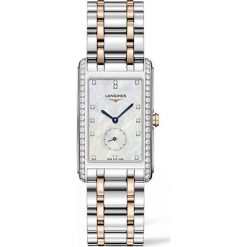 LONGINES DolceVita L5.755.5.89.7. Białe zegarki damskie marki LONGINES, złote. Za 23250,00 zł.