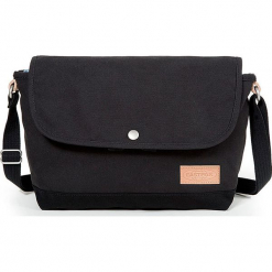 Torebka "Myra Superb" w kolorze czarnym - 35 x 20 x 11,5 cm. Czarne torby na laptopa marki Eastpak, w paski, z materiału. W wyprzedaży za 108,95 zł.