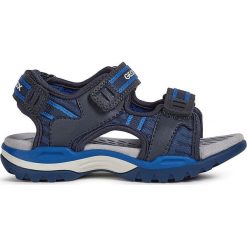 Geox - Sandały dziecięce. Niebieskie sandały chłopięce Geox, z gumy, bez zapięcia. Za 259,90 zł.