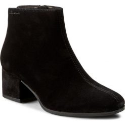 Botki VAGABOND - Daisy 4209-240-20 Black. Czarne botki damskie na obcasie marki Vagabond, z materiału, z okrągłym noskiem. W wyprzedaży za 279,00 zł.