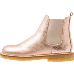 Buty zimowe damskie: ANGULUS BOOT LINED, ELASTIC & ZIP Botki light copper/beige
