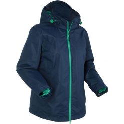 Kurtka funkcyjna outdoorowa 3 w 1 bonprix ciemnoniebiesko-szmaragdowy. Niebieskie kurtki damskie marki bonprix, s. Za 124,99 zł.