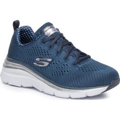 Buty SKECHERS - Statement Piece 12704/NVY Navy. Niebieskie buty sportowe damskie Skechers, z materiału, sportowe, na fitness i siłownię. W wyprzedaży za 239,00 zł.