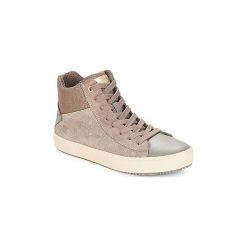 Buty Dziecko Geox J KALISPERA GIRL. Pomarańczowe trampki dziewczęce Geox, bez wzorów, bez zapięcia. Za 263,20 zł.