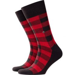 Skarpety BURLINGTON LUMBERJACK. Czerwone skarpetki męskie Burlington, z wełny. Za 80,00 zł.