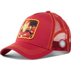Czapka z daszkiem CAPSLAB - Marvel Iron Man CL/MAR/1/IRO1 Red. Czerwone czapki męskie CapsLab, z motywem z bajki, z bawełny. W wyprzedaży za 109,00 zł.