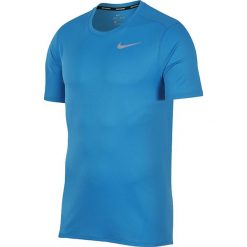 Nike Breathe Run Top Tee 904634-482. Niebieskie t-shirty męskie Nike, m, bez wzorów, z poliesteru, bez kołnierzyka. W wyprzedaży za 89,99 zł.