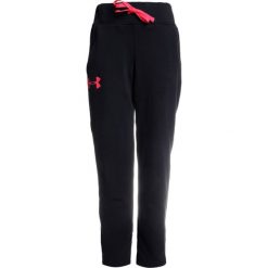 Under Armour THREADBORNE TERRY ANKLE CROP Spodnie treningowe black. Czarne spodnie chłopięce Under Armour, z bawełny. Za 189,00 zł.