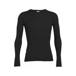 Koszulki sportowe męskie: Icebreaker Koszulka Mens Everyday Ls Crewe Black Xxl