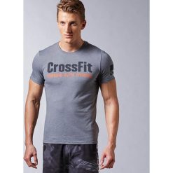 Koszulki do fitnessu męskie: Reebok Koszulka męska Crossfit Forging Elite Fitness Tee szara r. XXL (AJ3469)