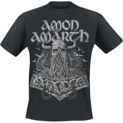 Amon Amarth Skullship T-Shirt czarny. Czarne koszulki męskie marki Amon Amarth, xl, z nadrukiem, z okrągłym kołnierzem. Za 89,90 zł.
