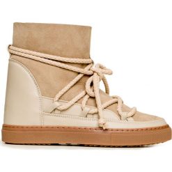 Buty INUIKII SNEAKER CLASSIC WEDGE. Brązowe koturny damskie Inuikii, bez obcasa, na koturnie, bez zapięcia. W wyprzedaży za 803,00 zł.