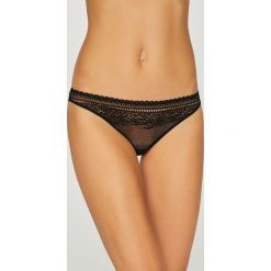 Etam - Figi Parisian. Czarne figi damskie marki Etam, z elastanu. W wyprzedaży za 49,90 zł.