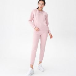 Bluza z kapturem basic - Różowy. Różowe bluzy damskie House, s, bez wzorów, bez rękawów, z kapturem. Za 69,99 zł.
