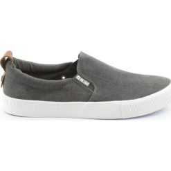 Szare Trampki wsuwane Big Star 174162. Szare trampki męskie BIG STAR, bez wzorów, z jeansu, eleganckie, bez zapięcia. W wyprzedaży za 109,00 zł.