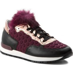 Sneakersy POLLINI - SA15022G16T1755A Six Lp.Bur/Vt.Ne/Qu. Czerwone półbuty damskie Pollini, ze skóry. W wyprzedaży za 509,00 zł.