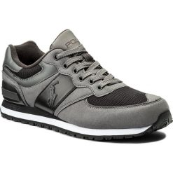 Sneakersy POLO RALPH LAUREN - Slaton Pony 809700870004 Grey. Szare półbuty męskie Polo Ralph Lauren, na co dzień, bez wzorów, ze skóry ekologicznej, bez zapięcia. W wyprzedaży za 339,00 zł.