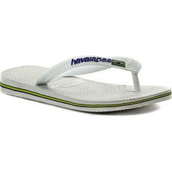 Klapki męskie: Japonki HAVAIANAS – Brasil Logo 41108500001 White