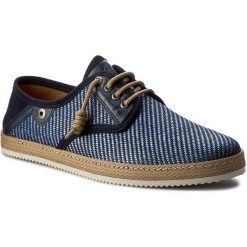 Półbuty męskie: Półbuty NOBRAND – Bay 9629-3 Navy
