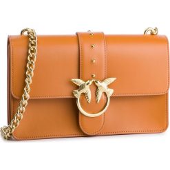 Torebka PINKO - Love Simply 8 Tracolla PE 19 PLTT 1P21AY Y5EU Marrone L47. Pomarańczowe torebki klasyczne damskie marki Pinko, ze skóry. Za 1319,00 zł.