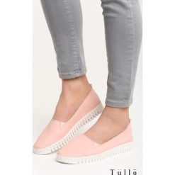 Trampki damskie slip on: Różowe Slip On Emollients