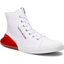 Sneakersy CALVIN KLEIN JEANS - Merlin B4S0081 White/Red. Białe sneakersy męskie Calvin Klein Jeans, bez zapięcia. W wyprzedaży za 389,00 zł.