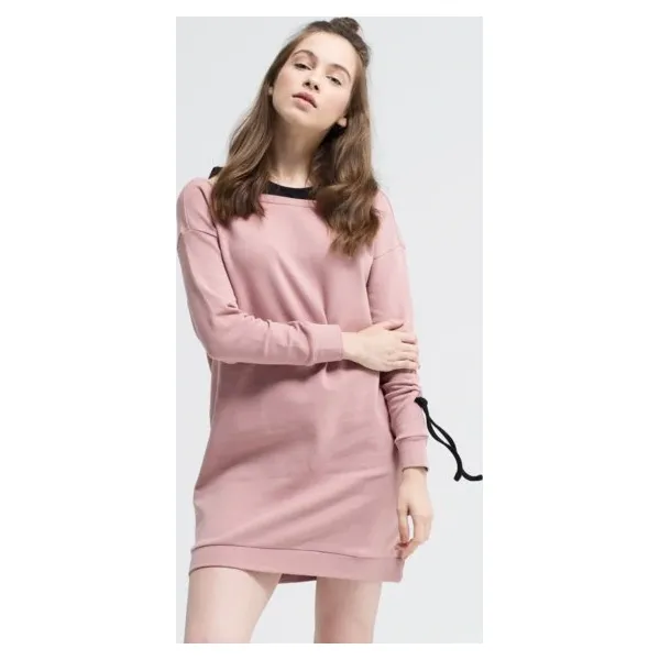 Feewear Sukienka Lapsi , różowy, rozmiar XS. Różowe sukienki damskie Feewear, na co dzień, s, bez wzorów, z bawełny, sportowe, bez kołnierzyka, bez rękawów, długie, proste. W wyprzedaży za 79,99 zł.