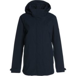 Jack Wolfskin HIGHLAND WOMEN Kurtka przeciwdeszczowa midnight blue. Niebieskie kamizelki damskie Jack Wolfskin, xs, bez wzorów, z poliesteru, sportowe, bez kaptura. W wyprzedaży za 575,20 zł.