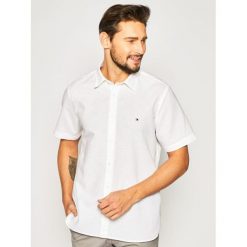 Koszula TOMMY HILFIGER Linen Shirt MW0MW12777. Niebieskie koszule męskie TOMMY HILFIGER, m, bez wzorów, z bawełny, casualowe, bez kołnierzyka, bez rękawów. W wyprzedaży za 239,00 zł.