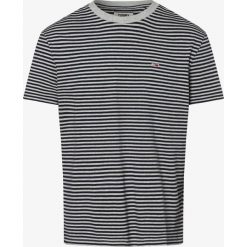 Tommy Jeans - T-shirt mężczyźni – TJM Tommy Classic Stripe Tee, szary. Szare t-shirty męskie Tommy Jeans, xl, bez wzorów, z bawełny, bez kołnierzyka. Za 159,95 zł.