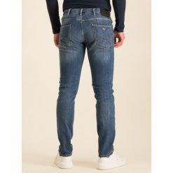 Jeansy Slim Fit Emporio Armani 6G1J06 1D0NZ 0943. Niebieskie spodnie męskie Emporio Armani, m, bez wzorów, z elastanu. W wyprzedaży za 419,00 zł.