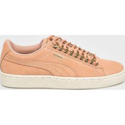 Puma - Buty Suede Classic X Chain Wn's. Czarne buty sportowe damskie Puma, bez wzorów, ze skóry, sportowe. W wyprzedaży za 219,90 zł.