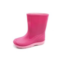 Beck Girls PVC-Kalosze BASIC pink - różowy/pink. Różowe buciki niemowlęce Beck, z bawełny, bez zapięcia. Za 45,00 zł.