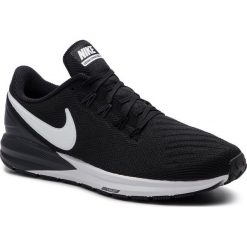 Buty NIKE - Air Zoom Structure 22 AA1640 002 Black/White/Gridron. Czarne buty sportowe damskie Nike, bez wzorów, z tworzywa sztucznego, sportowe, do biegania, nike zoom. W wyprzedaży za 409,00 zł.