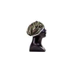 CZAPKA MĘSKA H026 - KHAKI/MORO. Brązowe czapki zimowe męskie Ombre Clothing, moro, z bawełny. Za 14,99 zł.