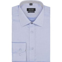 Koszula bexley 2613 długi rękaw slim fit niebieski. Niebieskie koszule męskie slim Recman, m, z długim rękawem. Za 149,00 zł.